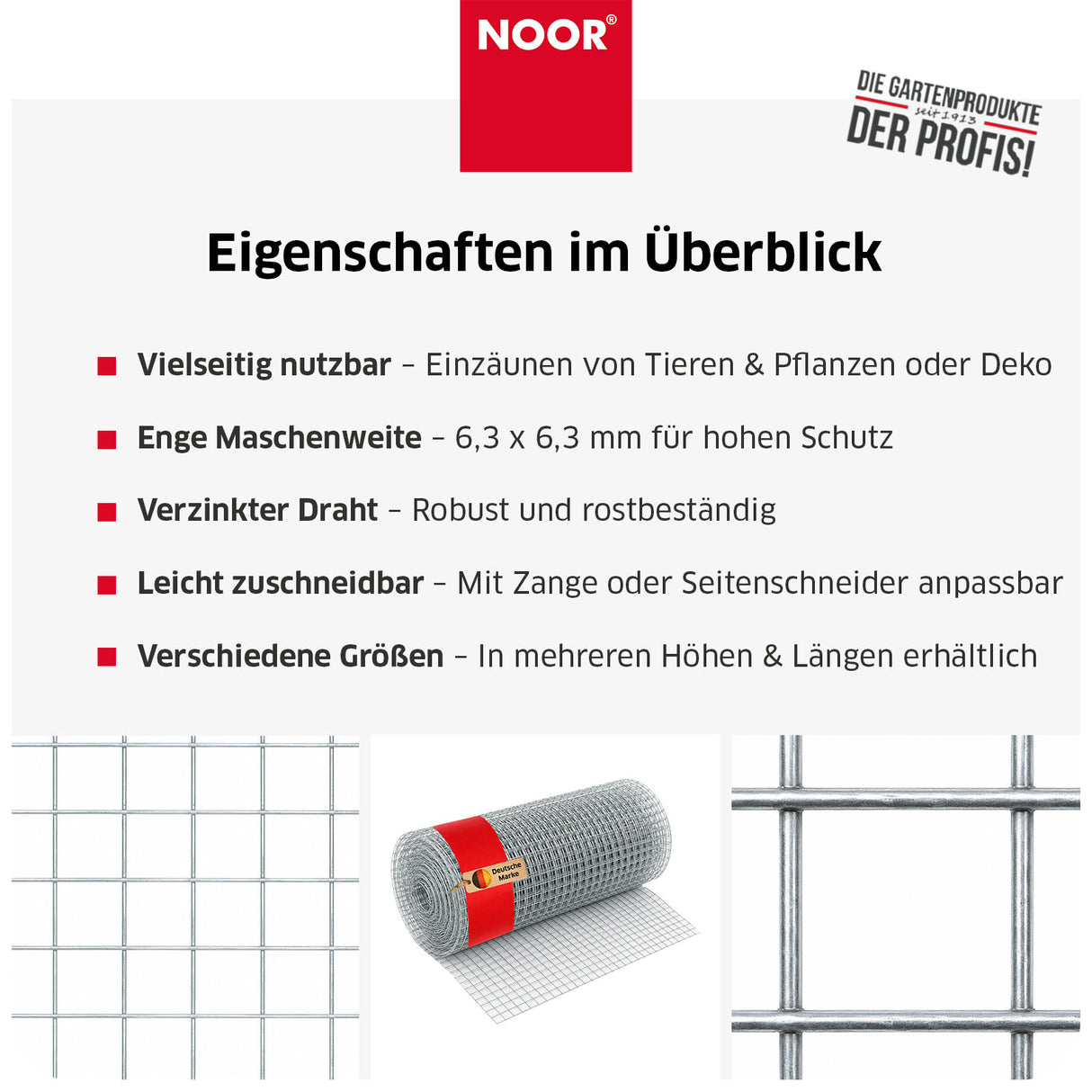 Drahtgitter 6,3 mm