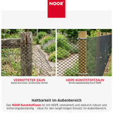 Kunststoffzaun 270 g/m² Vergleich Grün NOOR