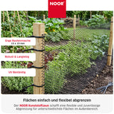 Kunststoffzaun 270 g/m² Infos Schwarz NOOR