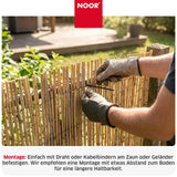 Schilfrohrmatte CANNES - Nylon - Natur - Verschiedene Größen