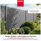 Sichtschutzstreifen TEXTIL - winddurchlässig - 0,19x70 m