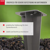 Bodenhülse Erdspieß für Seitenmarkise Exklusiv Details NOOR