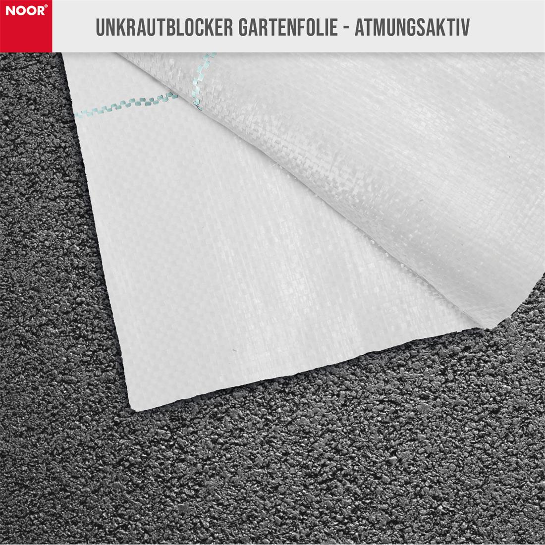 Unkrautblocker 105 g/m² Details Weiß NOOR