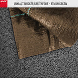 Unkrautblocker 105 g/m² Details Braun NOOR