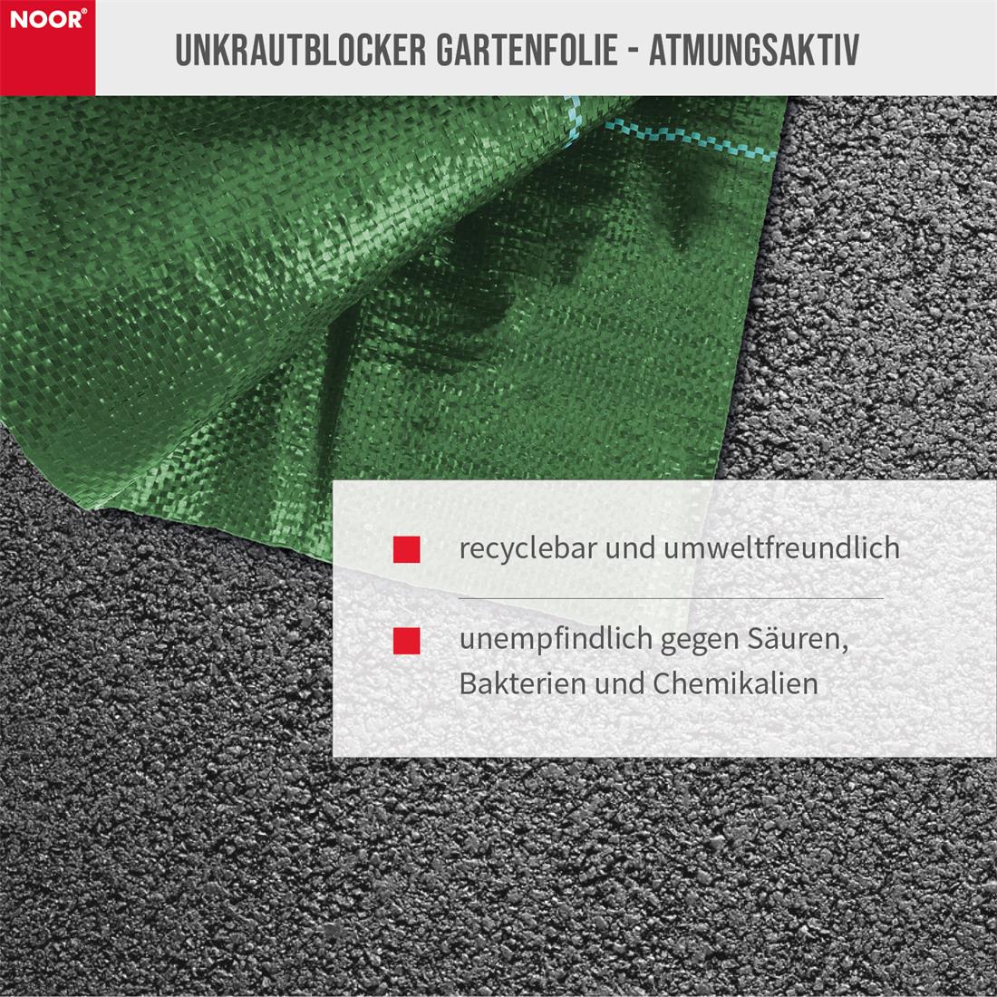 Unkrautblocker 105 g/m² Eigenschaften Grün NOOR