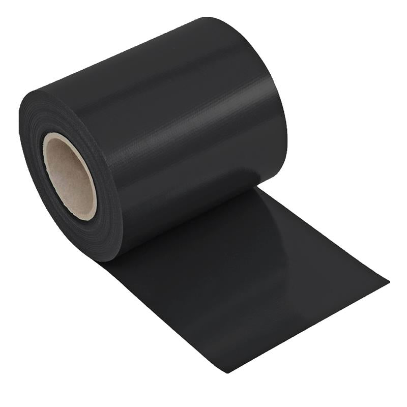 35 Meter Rolle PVC Sichtschutzstreifen in 19 cm Höhe für die blickdichte Verkleidung von Doppelstabmattenzäunen