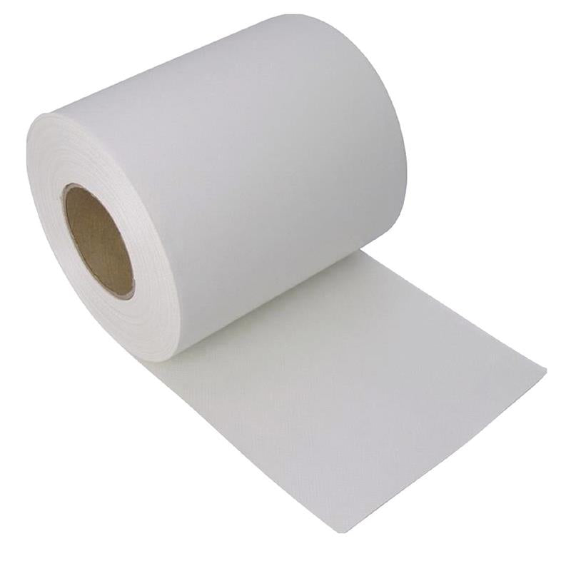 35 Meter Rolle PVC Sichtschutzstreifen in 19 cm Höhe für die blickdichte Verkleidung von Doppelstabmattenzäunen