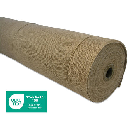 Jutegewebe - 215g/m² - 1x100 m Rolle Natur NOOR