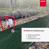 Pfosten für Amphibienzaun
