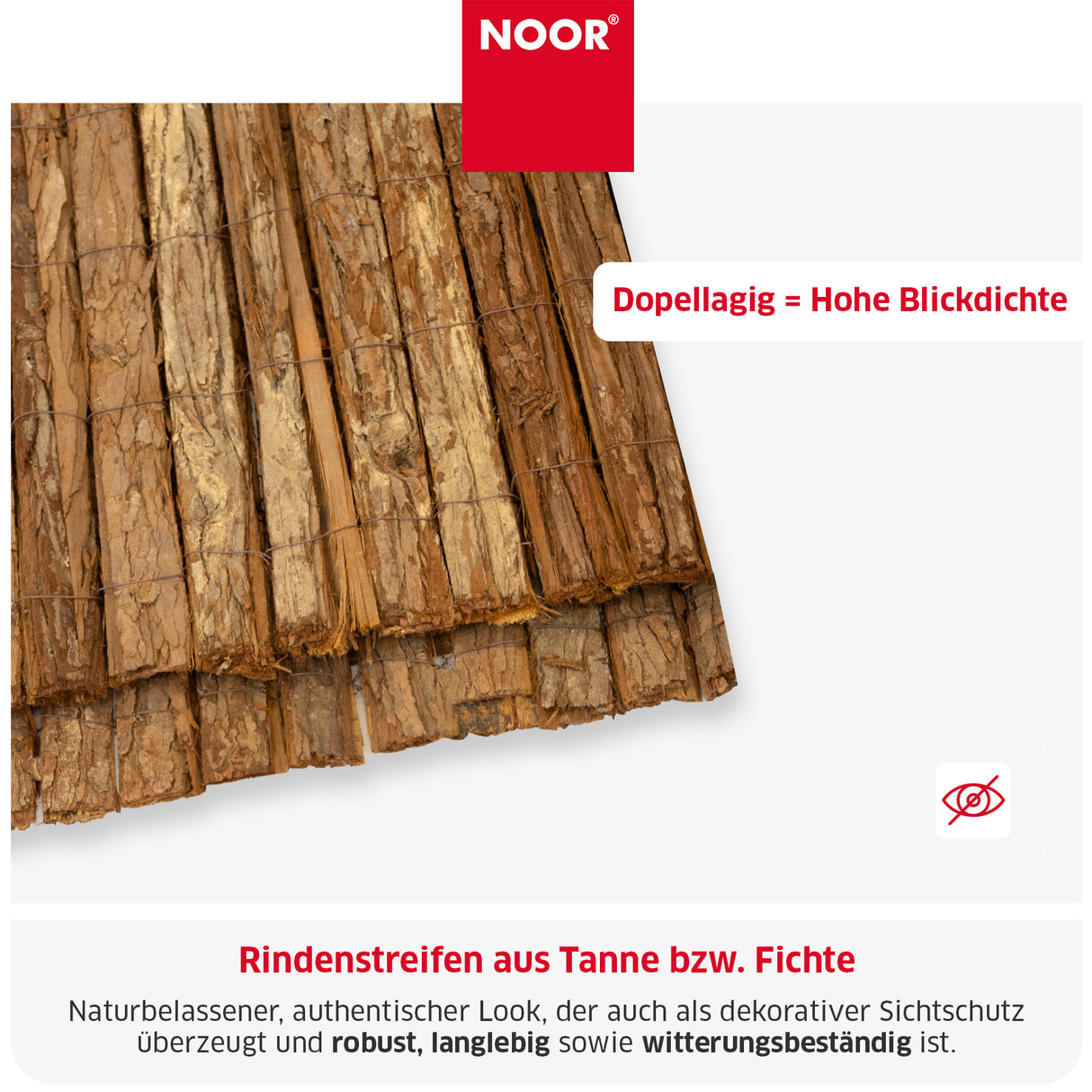 Rindenmatte COUNTRY - Natur - Verschiedene Größen