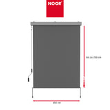 Senkrechtmarkise EXKLUSIV - Extra breit - 220 g/m²
