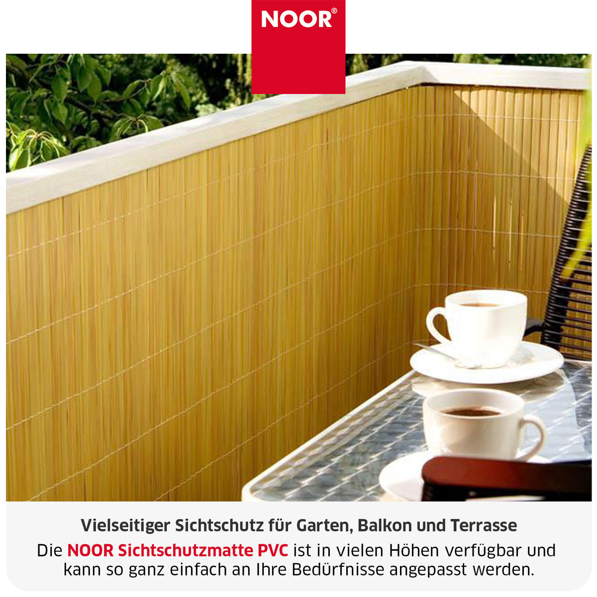 Sichtschutzmatte PVC SIGHT - Flexibler Sichtschutz in vielen Farben