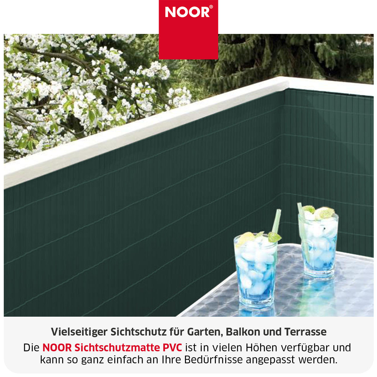 Sichtschutzmatte PVC SIGHT - Flexibler Sichtschutz in vielen Farben