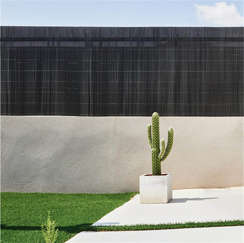 Balkonblende LOP Weide - Blickschutz und Dekorationselement für Ihren Balkon | Anthrazit