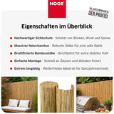 Bambusmatte BAHIA - Natürlicher Blickschutz -  Verschiedene Größen