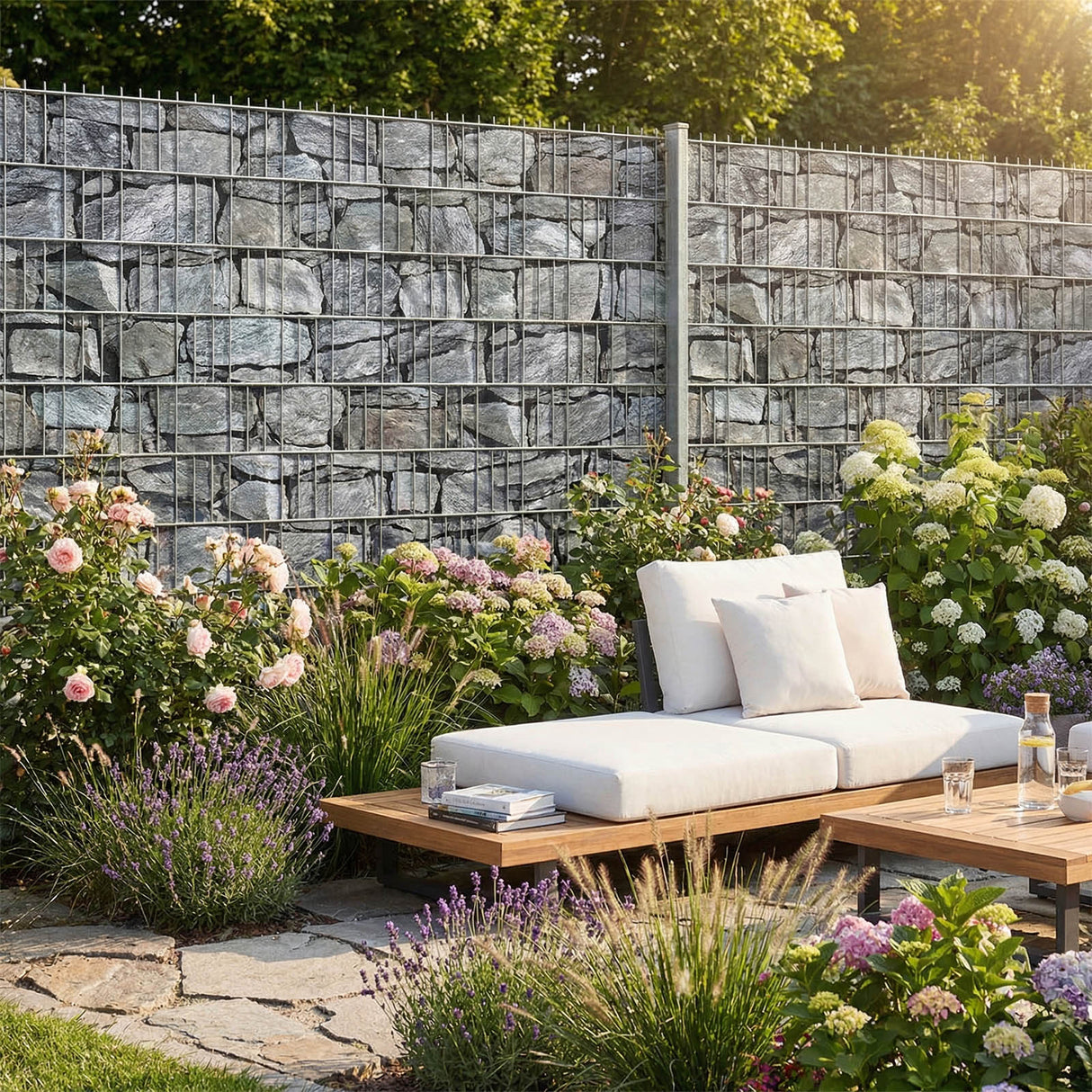 Sichtschutzstreifen PVC Design - 0,19x35 m