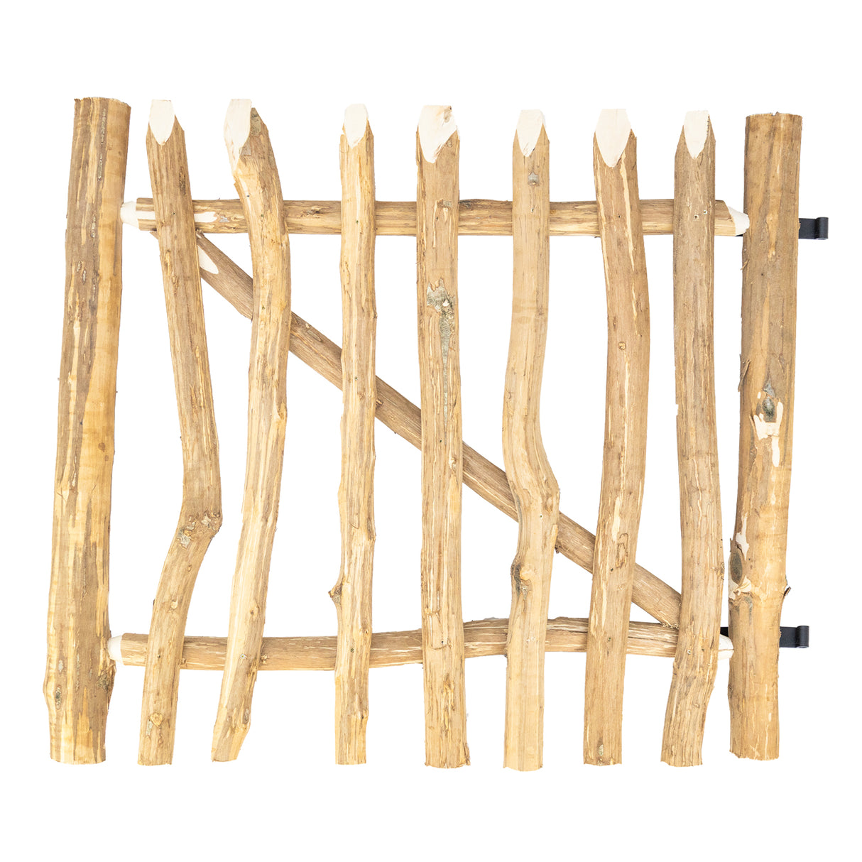 Staketenzaun Tor aus Berg-Haselnuss - 0,90x1 m