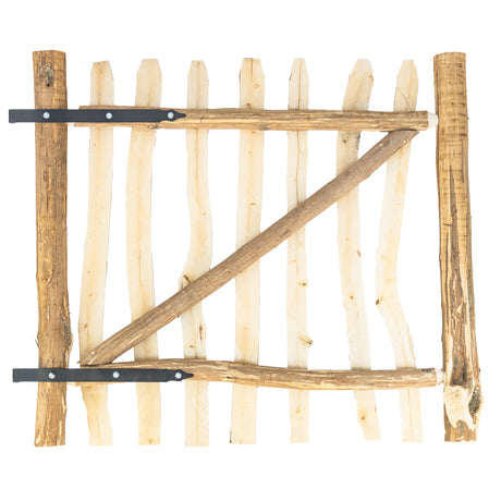 Staketenzaun Tor aus Berg-Haselnuss - 0,90x1 m