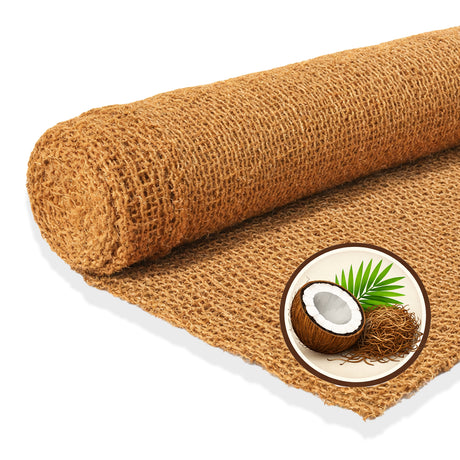 Biologisch abbaubares Kokosgewebe als umweltfreundlicher Erosionsschutz für Uferzonen und Gartenanlagen