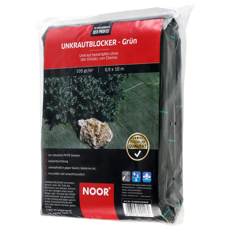 Unkrautblocker 105 g/m² Verpackung Grün NOOR