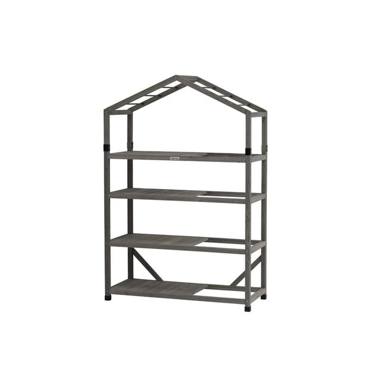 Großes VegTrug Gewächshaus 111x49x168 cm mit stabilem Rahmen aus Zedernholz für den Garten