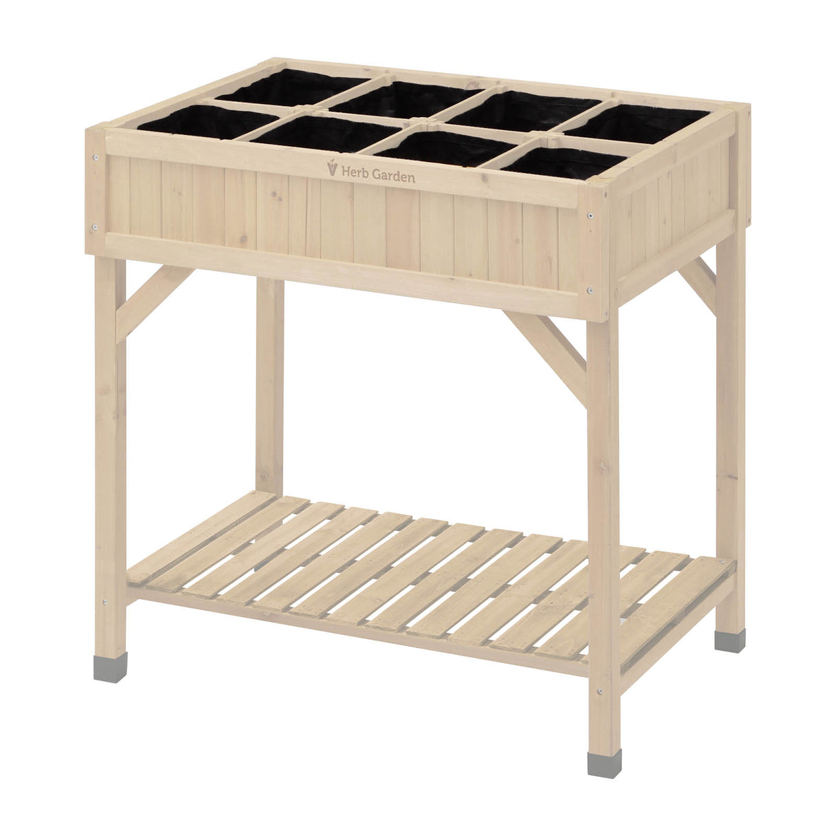 Passgenaues VegTrug Ersatzvlies für klassische Hochbeete zur sauberen Trennung von Erde und Holzkonstruktion