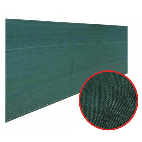 Zaunblende Profi - Sichtschutz in grün und schwarz | Grün