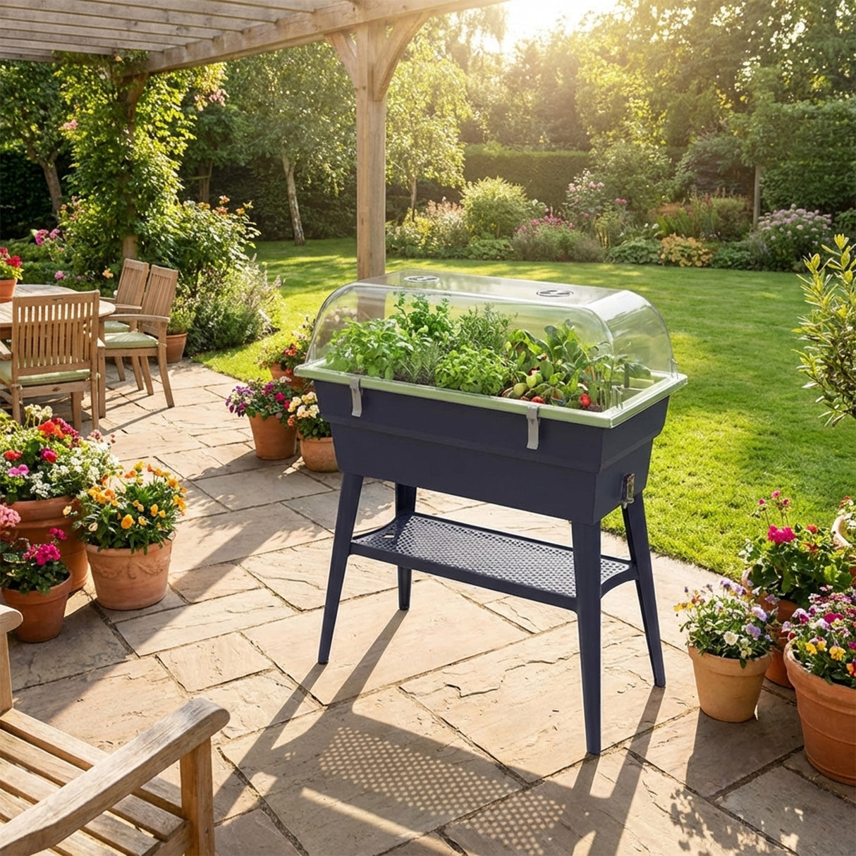 Hochbeet CALIPSO Komplettset mit Haube - 40 Liter