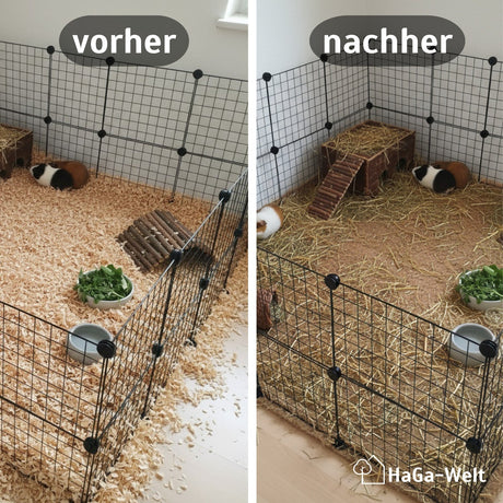 Hanfmatte - 0.65 m breit - Atmungsaktive Hanfmatte, perfekte Unterlage für Kleintierstreu