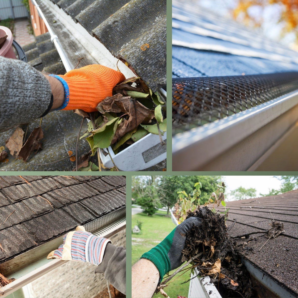 Dachrinnen Laubschutz Anwendungen HaGa-Welt bei NOOR