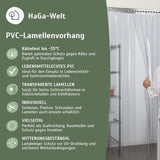 PVC-Streifen für Lamellenvorhang Infos HaGa bei NOOR