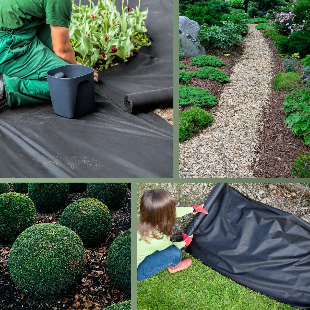 Premium Unkrautvlies 200 g/m² Anwendungen HaGa-Welt bei NOOR 