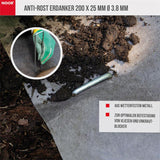 Erdnägel Anti-Rost aus Edelstahl