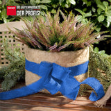 Jute Dekoband Anwendung Schleife Blau NOOR
