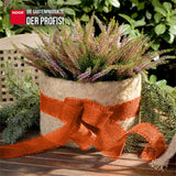 Jute Dekoband Anwendung Schleife Orange NOOR