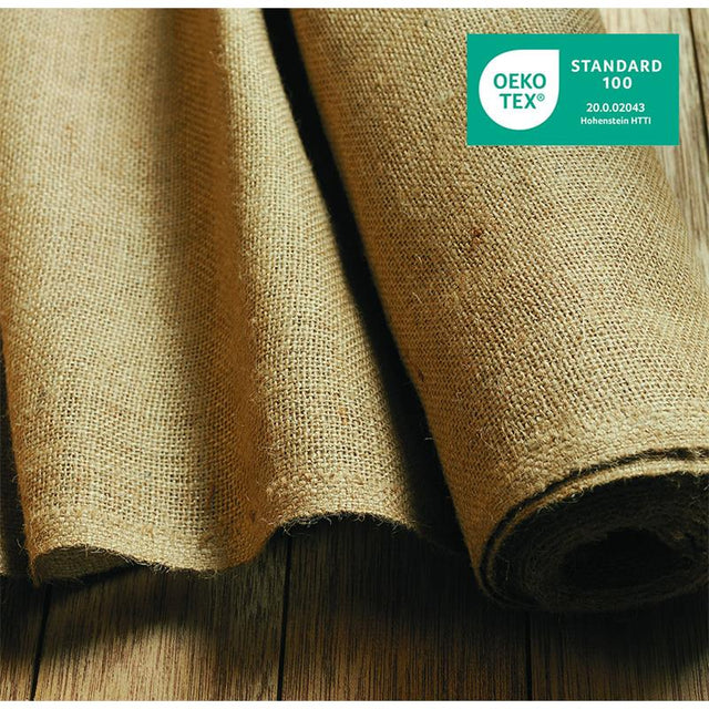 Umweltfreundliches und biologisch abbaubares Jutematerial aus 100 Prozent Naturfasern